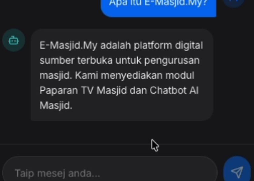 Chatbot AI Masjid